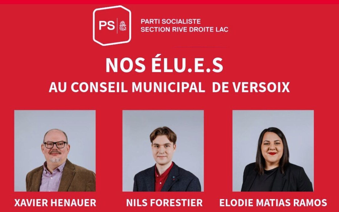 Trois sièges maintenus au Conseil municipal : merci !