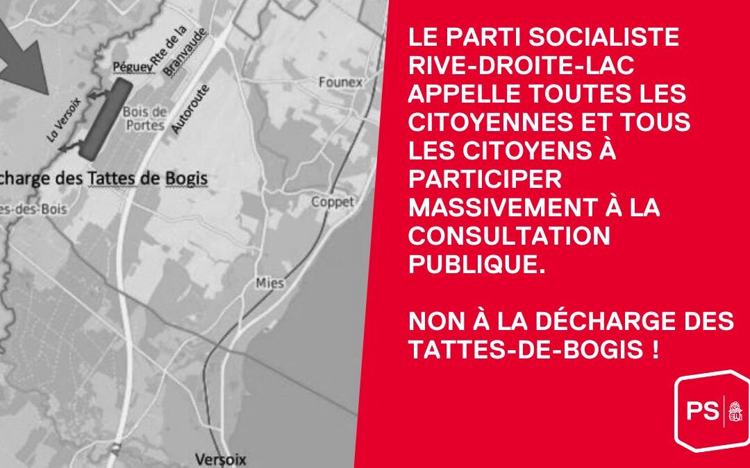 DECHARGE AUX TÂTTES-DE-BOGIS : METTONS FIN AU SILENCE DES AUTORITÉS VAUDOISES