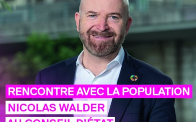 Soirée publique à Versoix avec Nicolas Walder