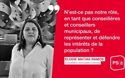 Crédit de gérance : le PS Versoix défend des priorités concrètes pour la population