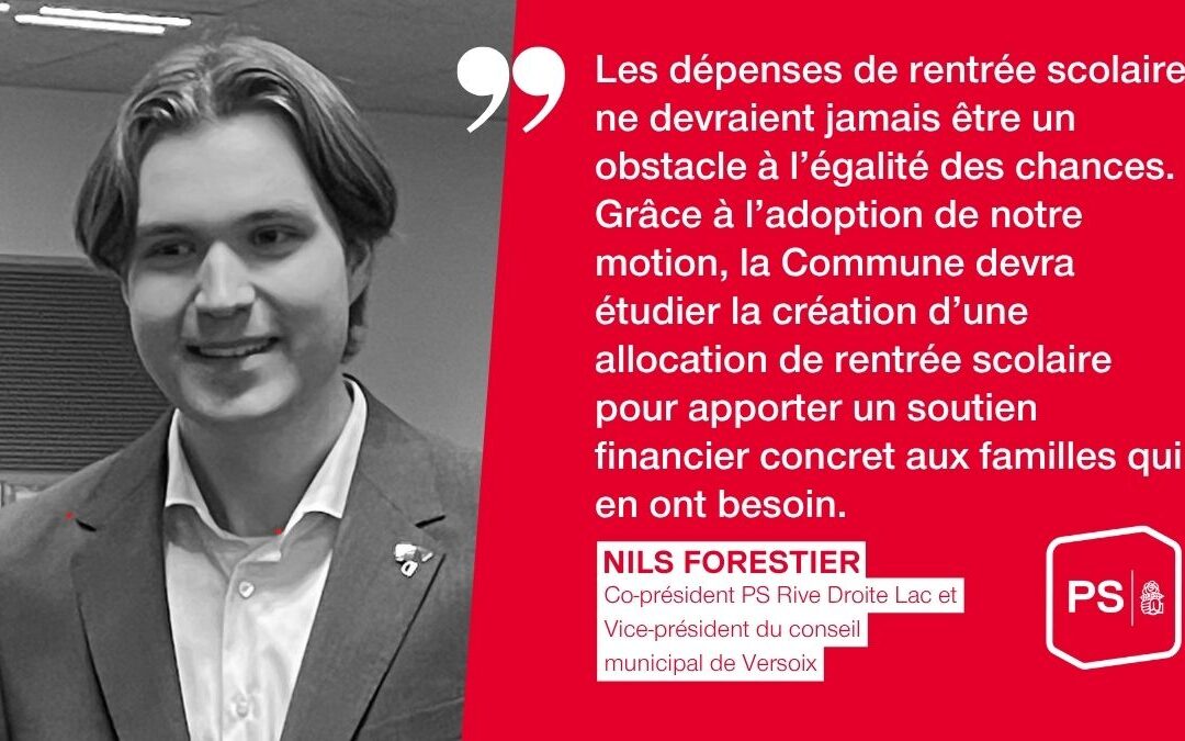 Séance d&rsquo;octobre du Conseil municipal : un double succès pour le Parti socialiste !